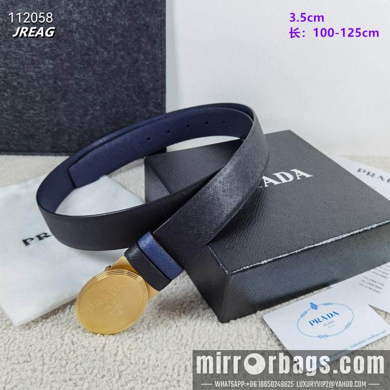 Prada belt 35mmX100-125cm 8L08