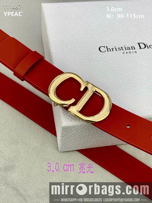 Dior Belt 30mmX90-115cm 8L07