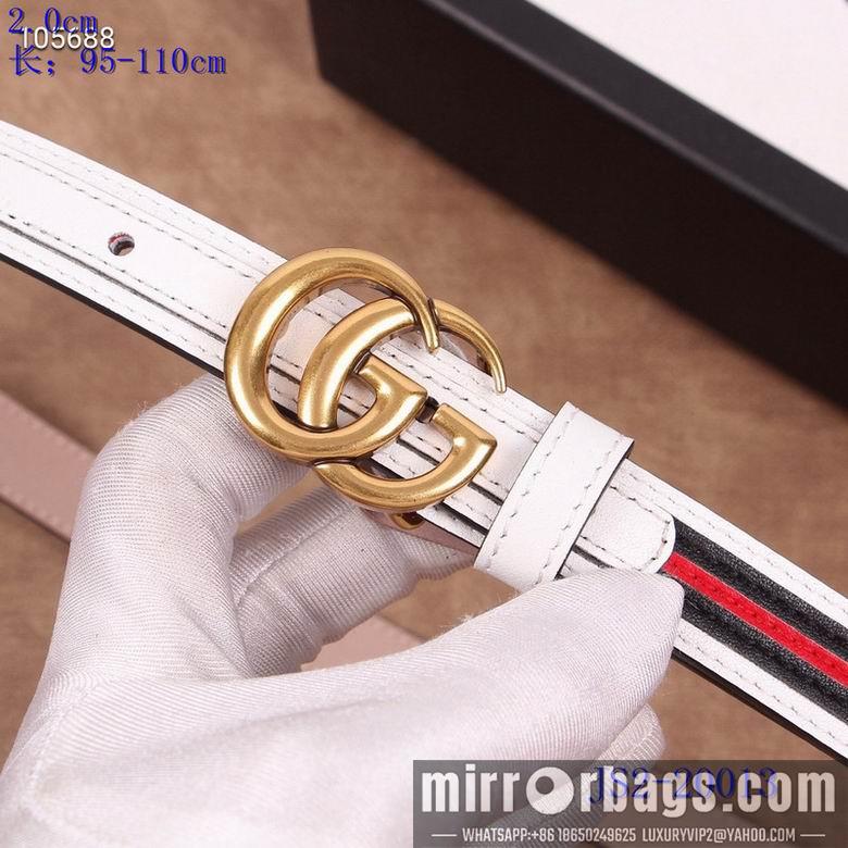 Gucci belt 20mm 95-110cm 8L02
