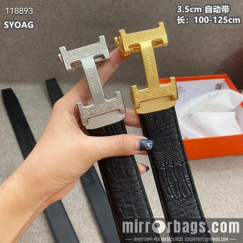 Hermes belt自动带 35mmX100-125cm 8L010801