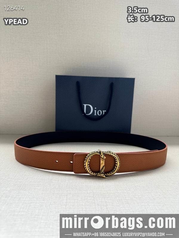 Dior belt 35mmX95-125cm 8L20