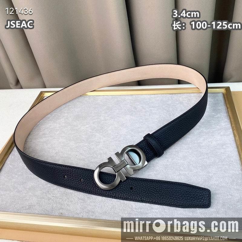 Ferragamo belt 34mmX100-125cm 8L09