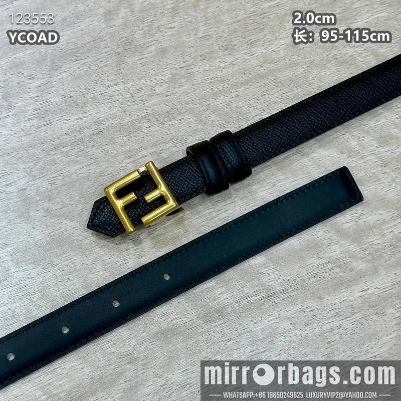 Fendi belt 20mmX95-115cm 8L16