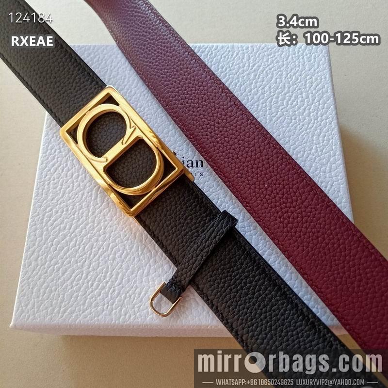 Dior belt 34mmX100-125cm 8L03