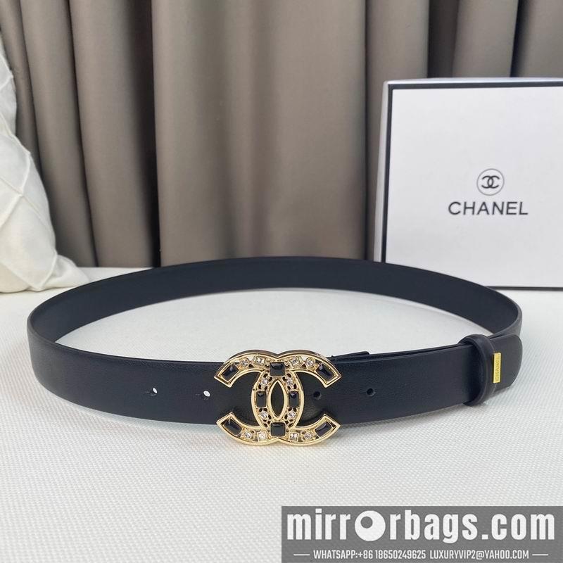 Chanel belt 30mmX90-115cm 7D08