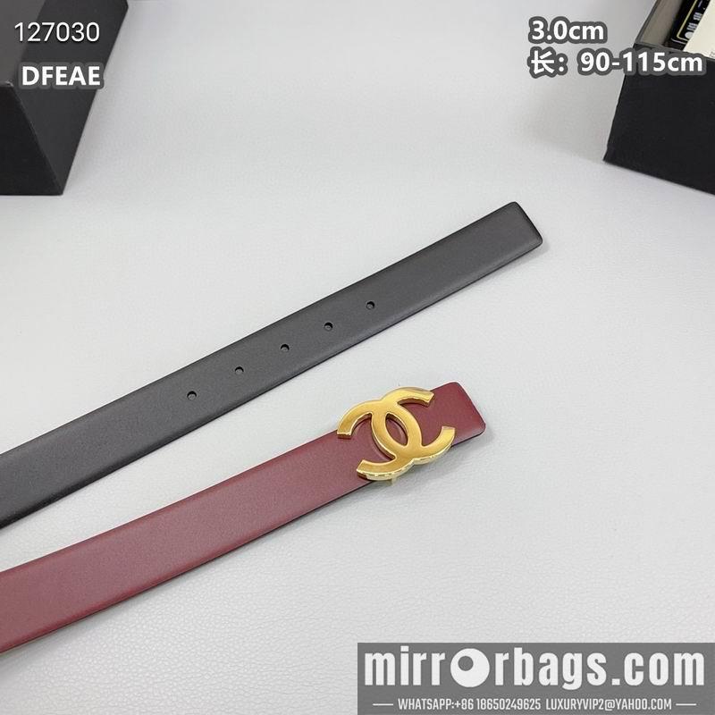Chanel belt 30mmX90-115cm 8L31