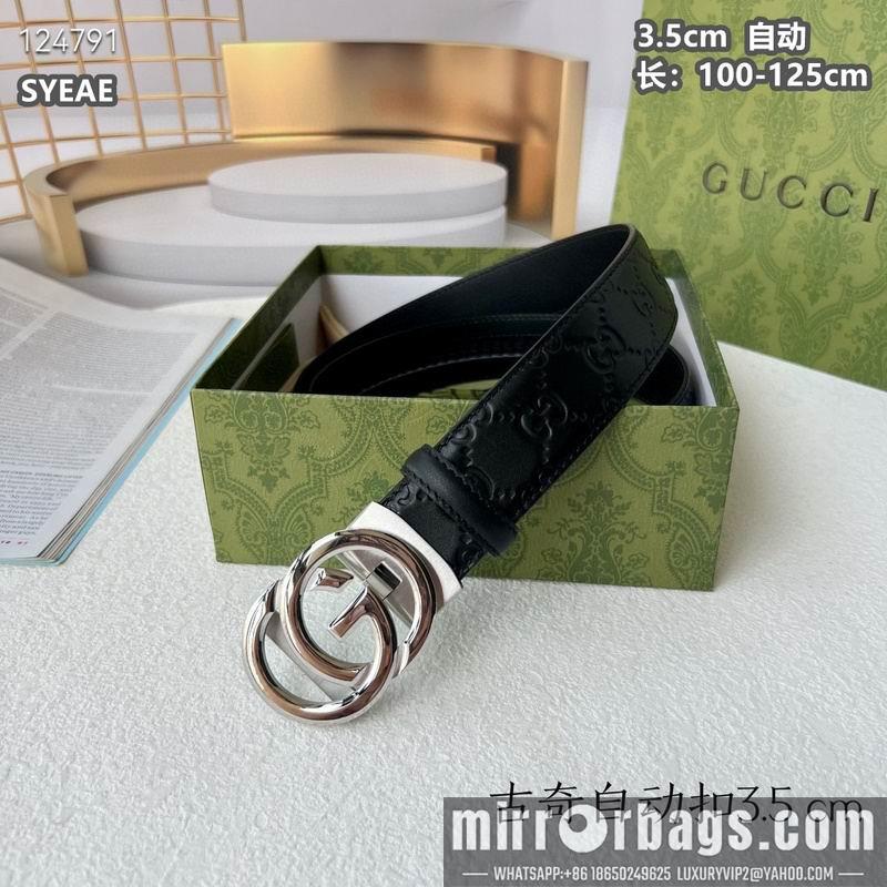 Gucci belt 35mmX100-125cm 8L17