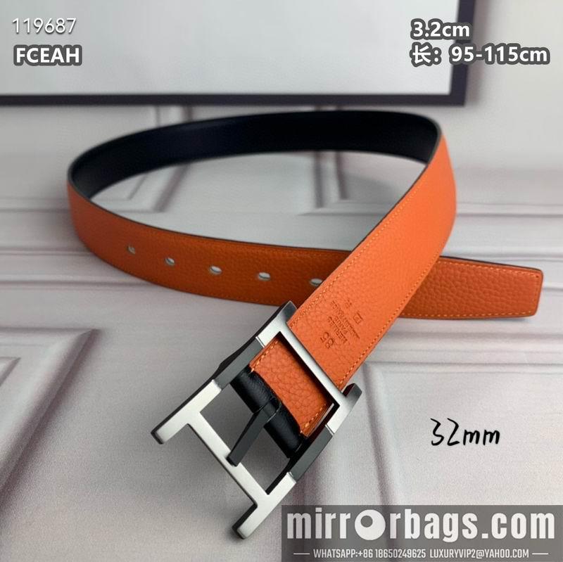 Hermes belt 32mmX95-125cm 8L040803