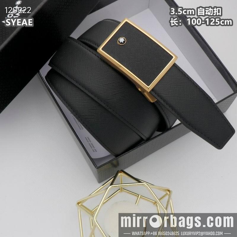 Montblanc belt 自动扣 35mmX100-125cm 8L072009