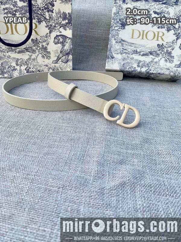 Dior belt 20mmX90-115cm 8L23