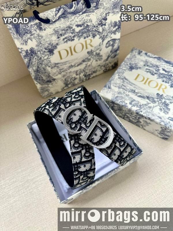 Dior belt 35mmX95-125cm 8L23