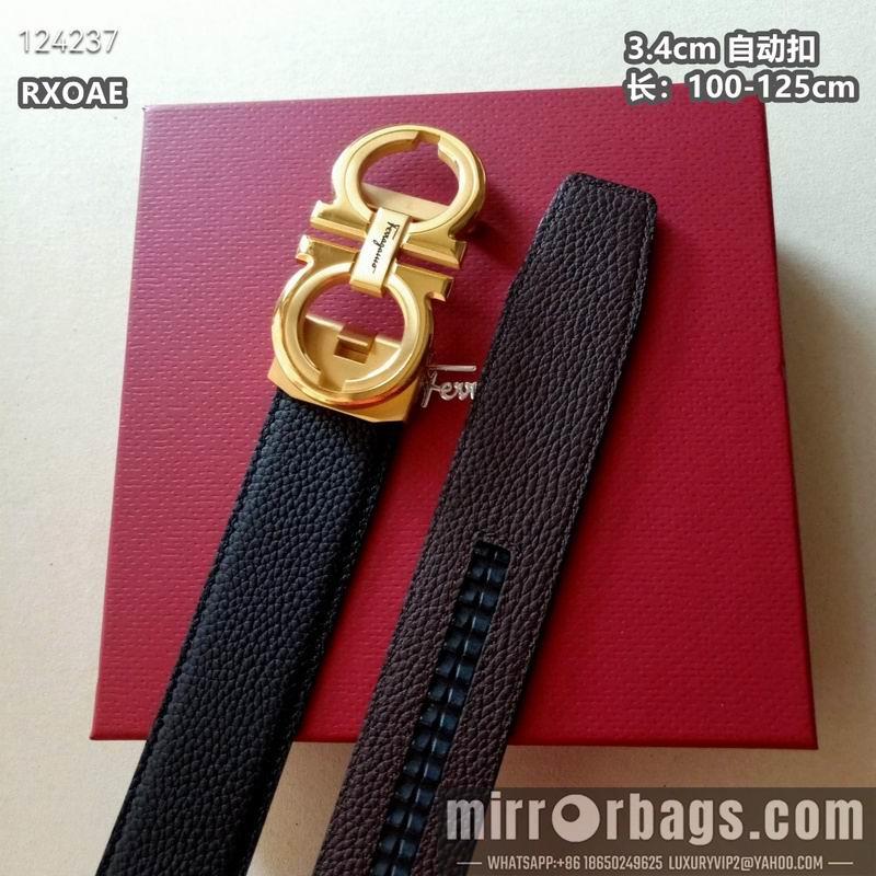 Ferragamo belt 34mmX100-125cm 8L08