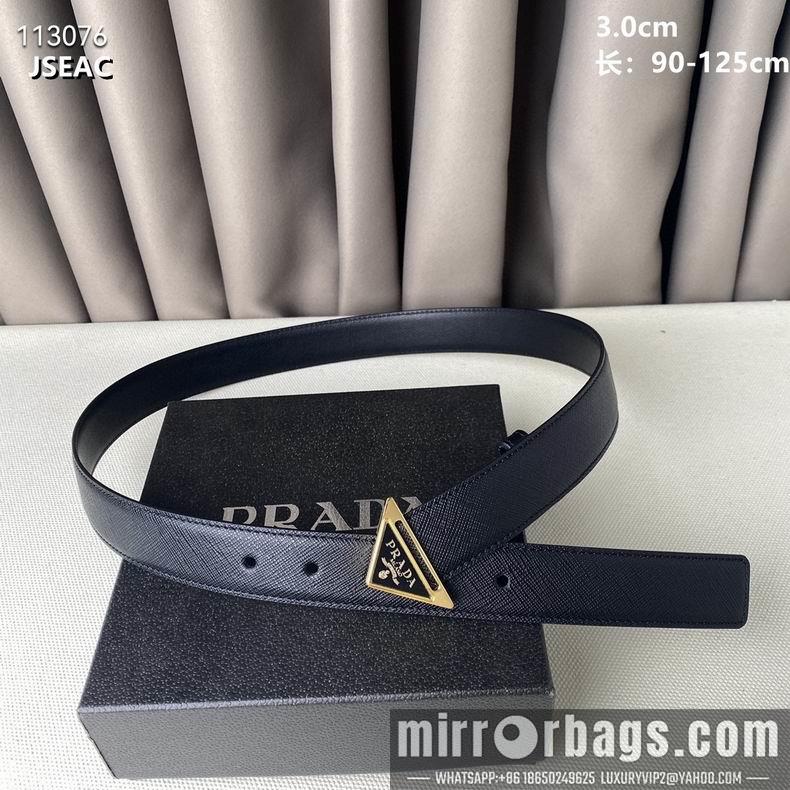 Prada belt 30mmX95-125cm 8L02