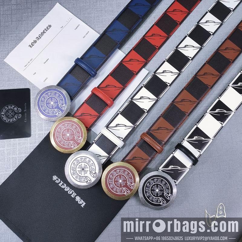 Chrome Hearts belt 38mmX80-125cm lb082003