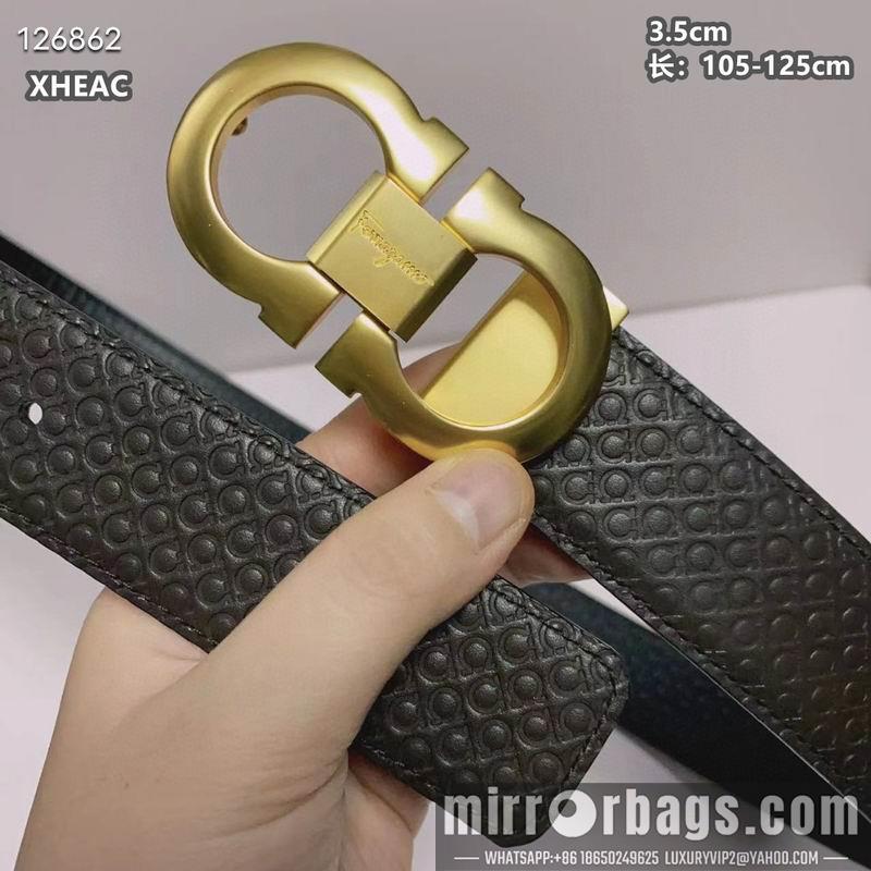Ferragamo belt 35mmX105-125cm 8L101