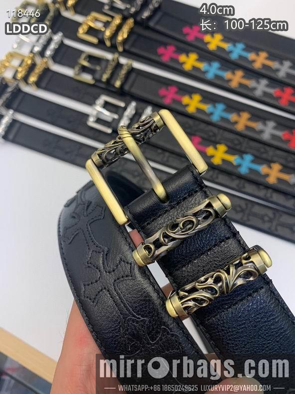 Chrome Hearts belt 38mmX100-125cm 8L25