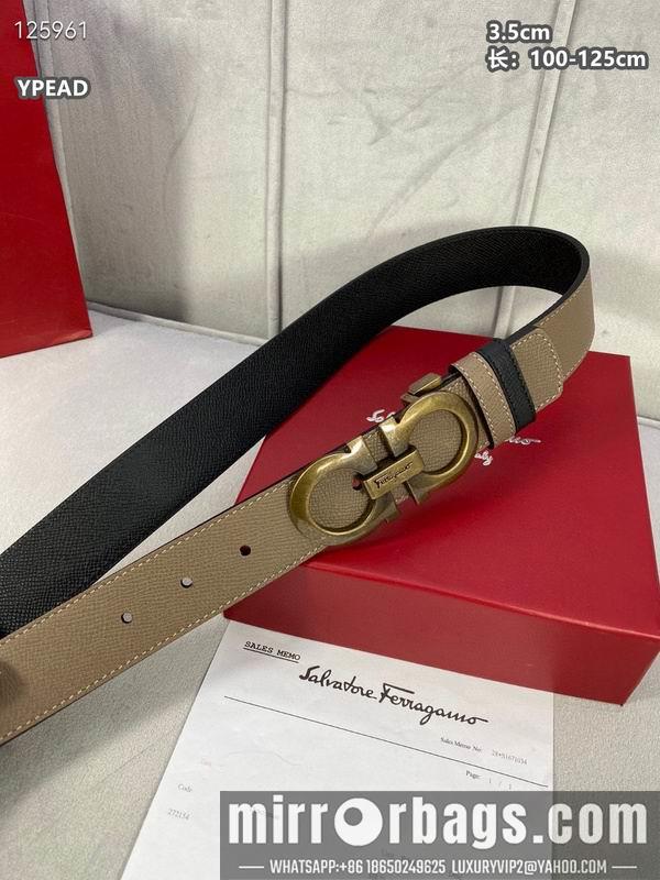 Ferragamo belt 35mmX100-125cm 8L22
