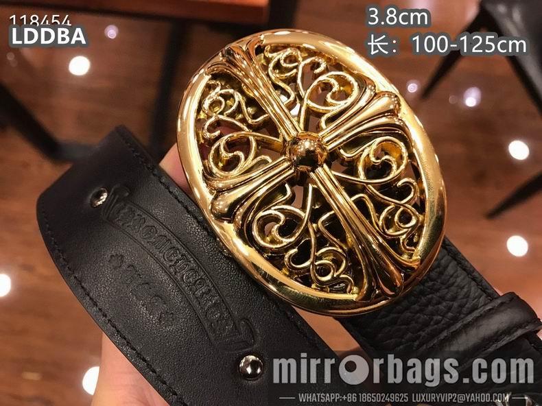 Chrome Hearts belt 38mmX100-125cm 8L05