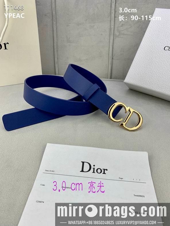 Dior Belt 30mmX90-115cm 8L07