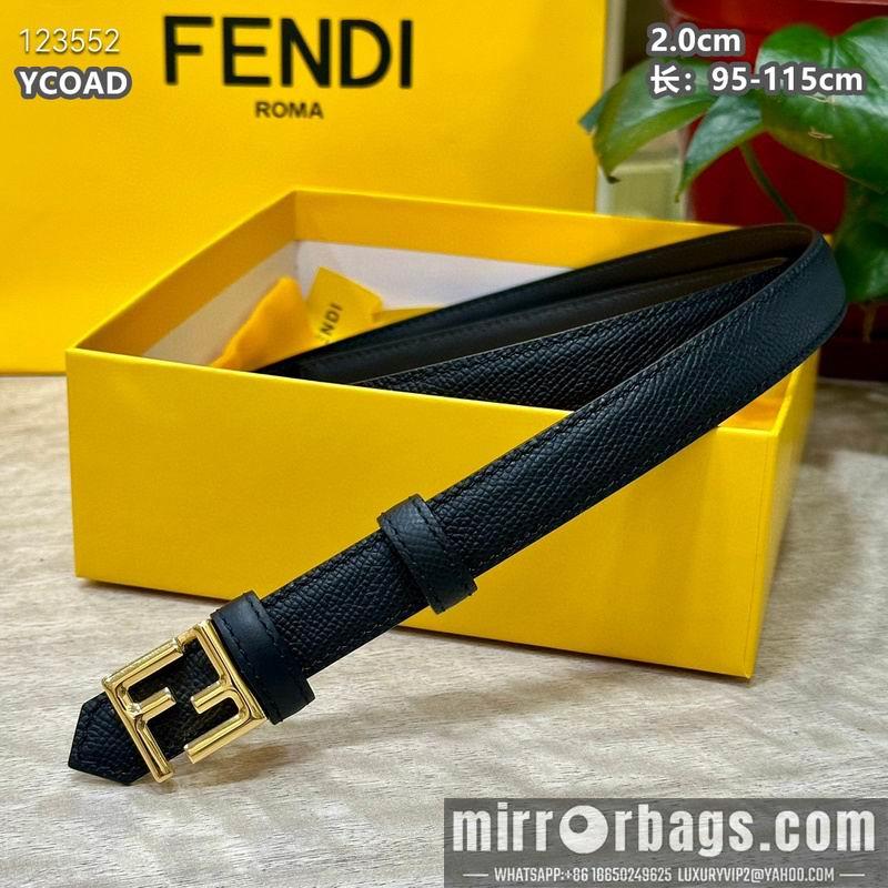 Fendi belt 20mmX95-115cm 8L16