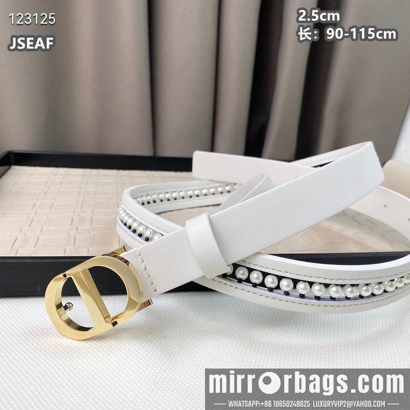 Dior belt 25mmX90-115cm 8L03