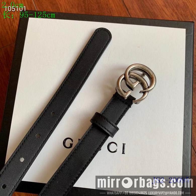 Gucci belt 20mm 95-125cm 8L01