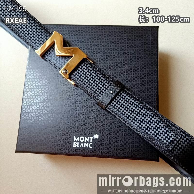 Montlanc belt 34mmX100-125cm 8L15