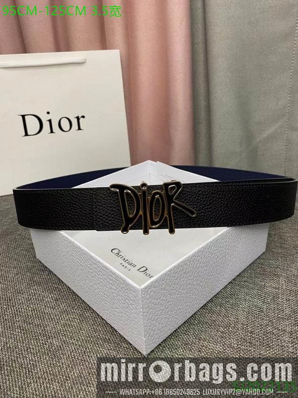 Dior belt 35mmX95-125cm 7D17