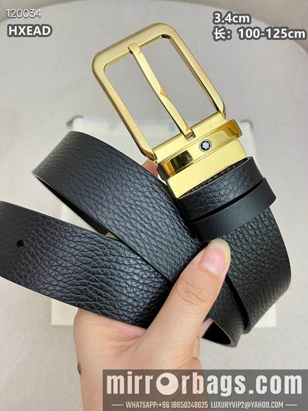 Montblanc belt 34mmX100-125cm 8L03