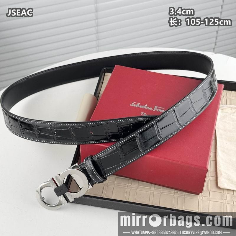 Ferragamo belt 34mmX105-125cm 8L13