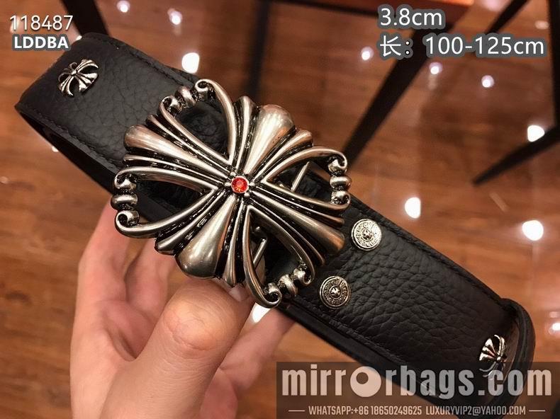 Chrome Hearts belt 38mmX100-125cm 8L03