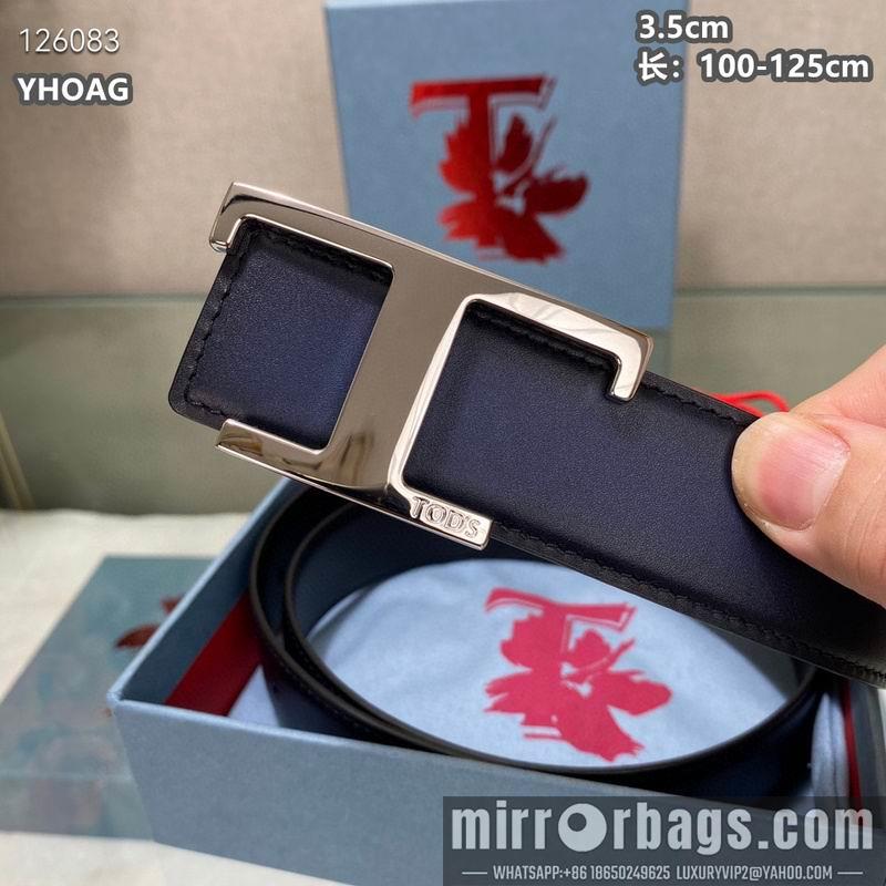 Tod's belt 35mmX100-125cm 8L05