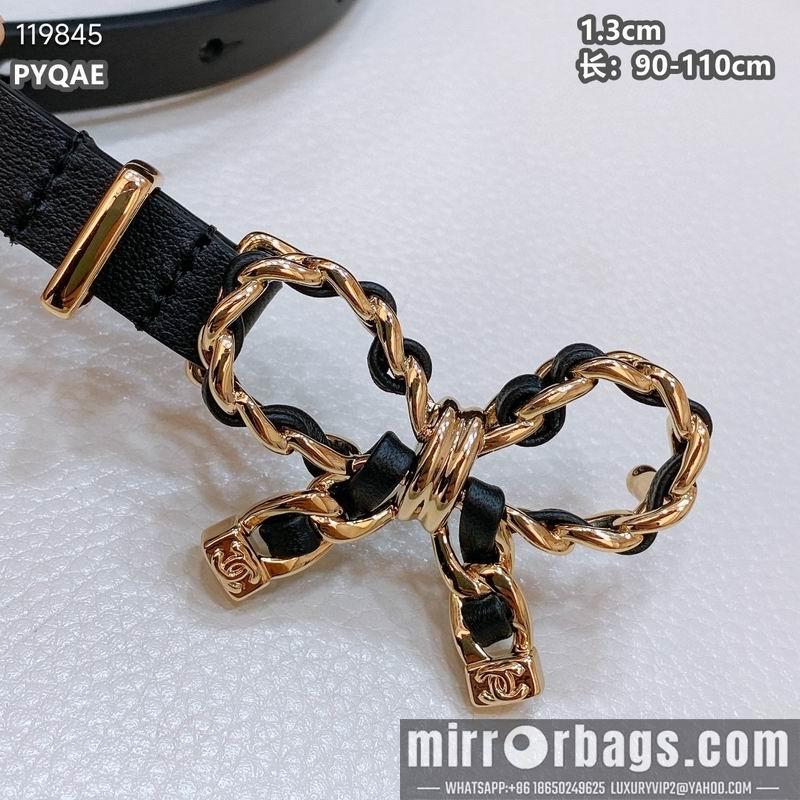 Chanel belt 13mmX90-110cm 8L040801