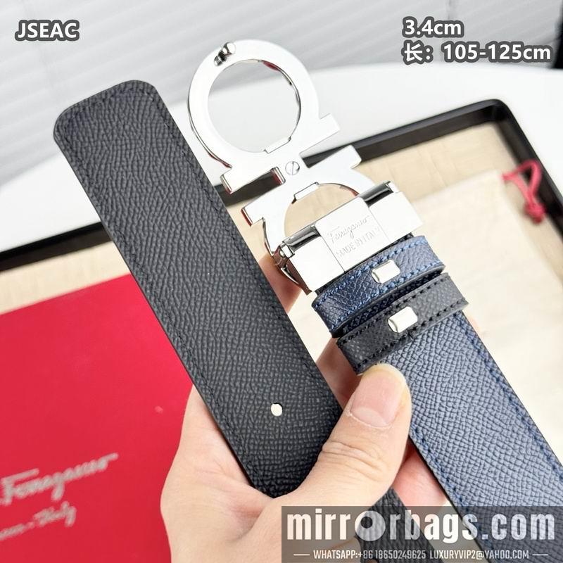 Ferragamo belt 34mmX105-125cm 8L18