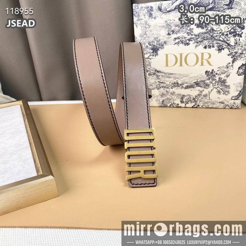 Dior belt 30mmX90-115cm 8L12