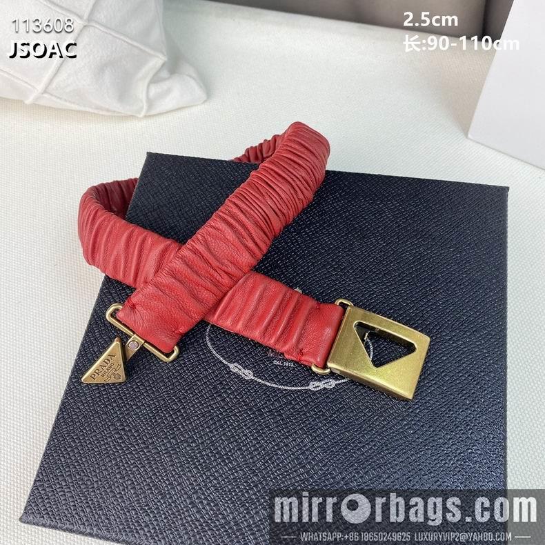 Prada belt 25mmX90-110cm 8L082501