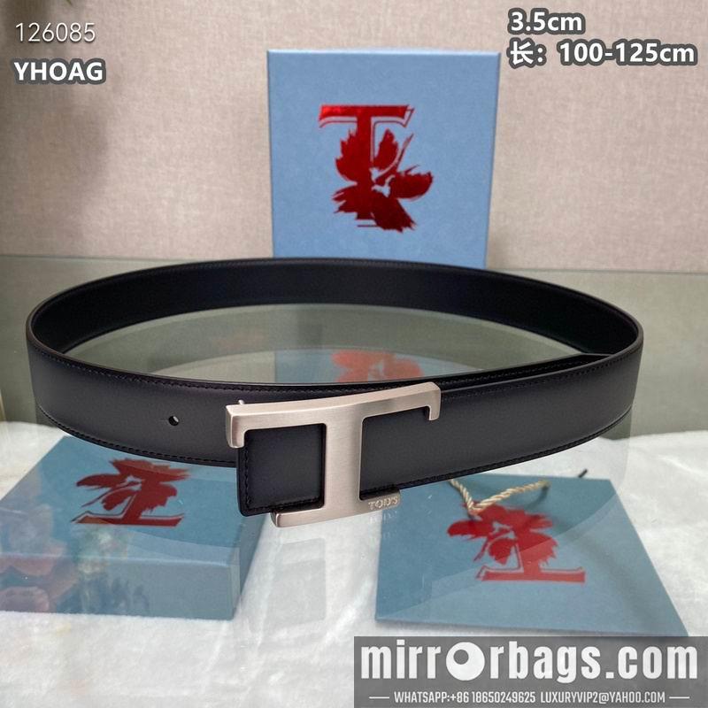 Tod's belt 35mmX100-125cm 8L05