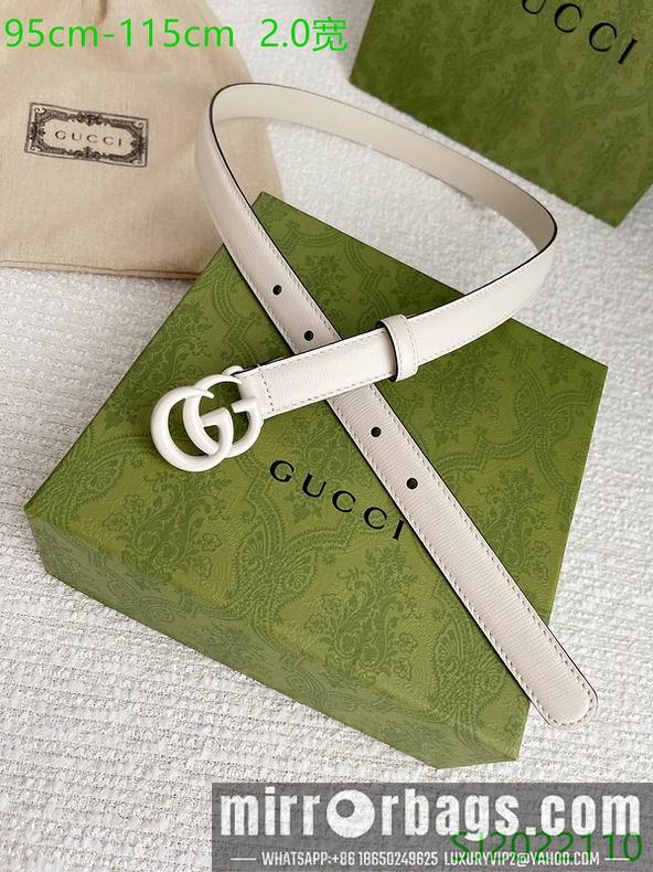 Gucci belt 20mmX95-115cm 7D02