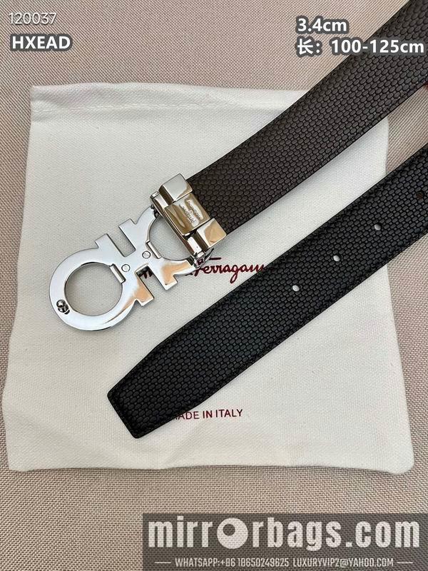 Ferragamo belt 34mmX100-125cm 8L04
