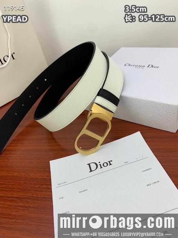 Dior belt 35mmX95-125cm 8L14