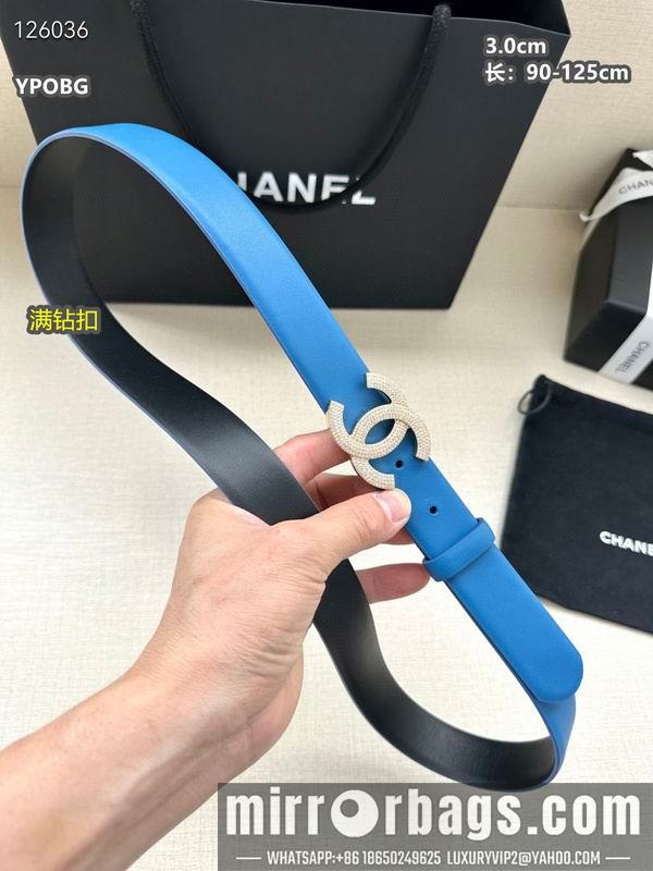 Chanel belt 30mmX90-125cm 8L11