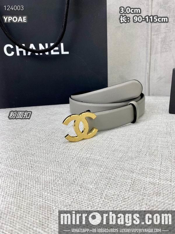Chanel belt 30mmX90-115cm 8L09