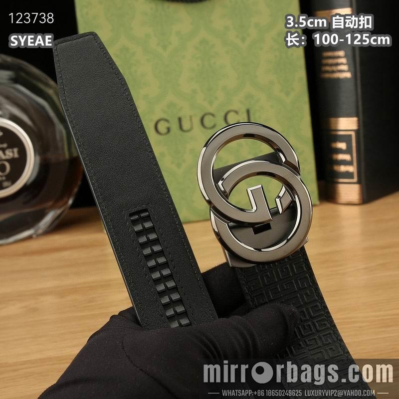 Gucci belt 35mmX100-125cm 8L60