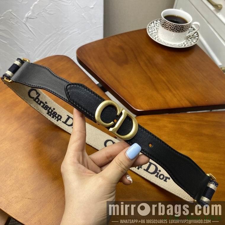 Dior belt 35mmX95-125cm 7D02