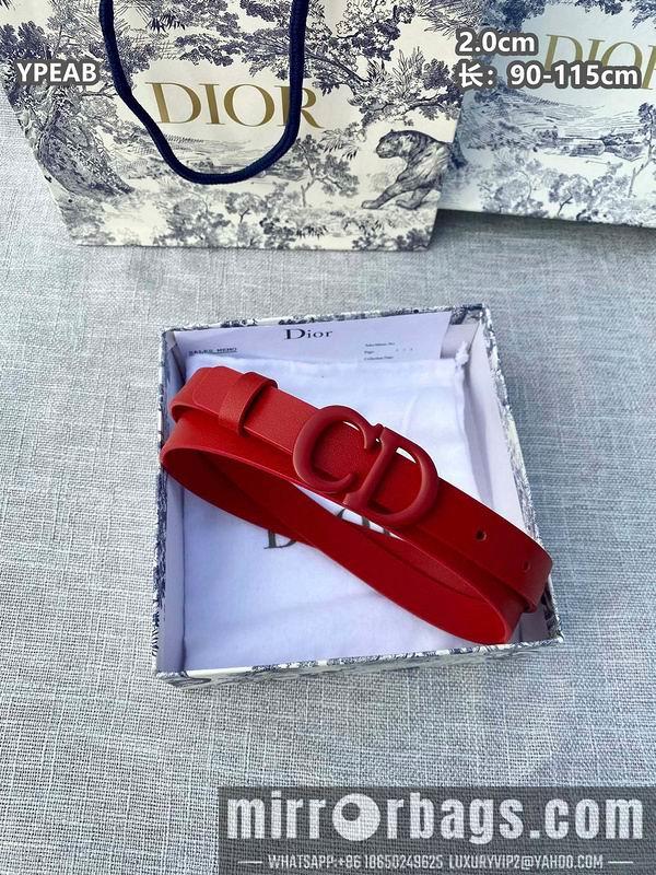 Dior belt 20mmX90-115cm 8L23