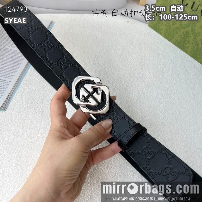 Gucci belt 35mmX100-125cm 8L15