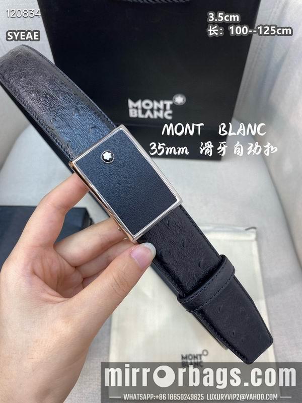 Montblanc belt 自动扣 35mmX100-125cm 8L072014
