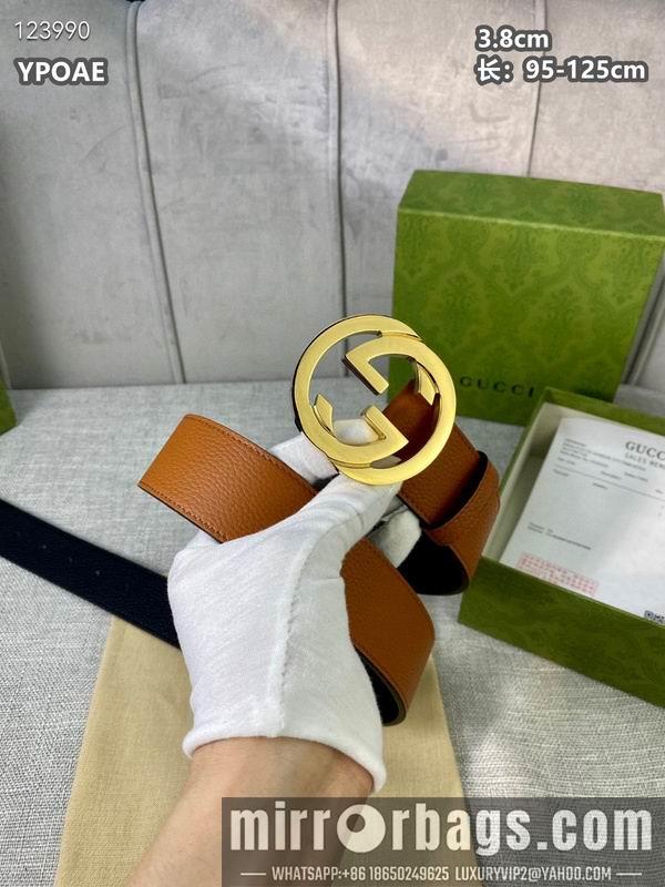 Gucci belt 38mmX95-125cm 8L10