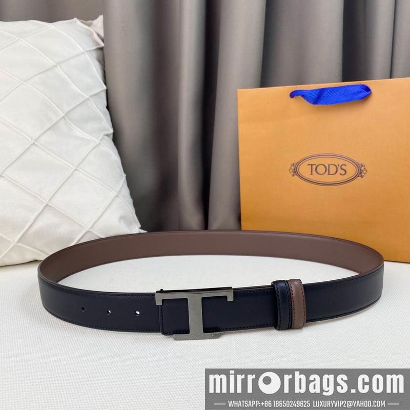 Tod's belt 34mmX95-125cm 7D01