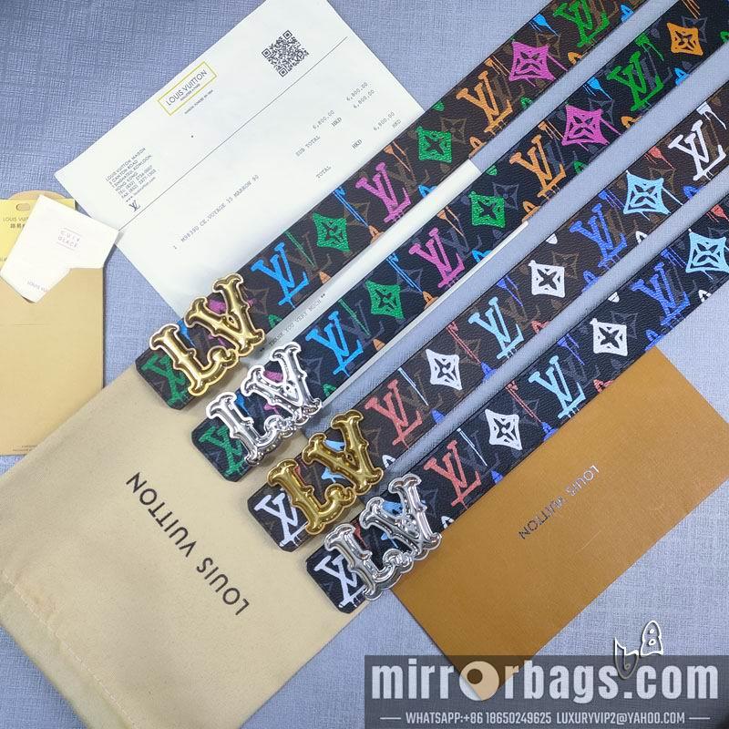 LV belt 38mmX90-125cm lb23